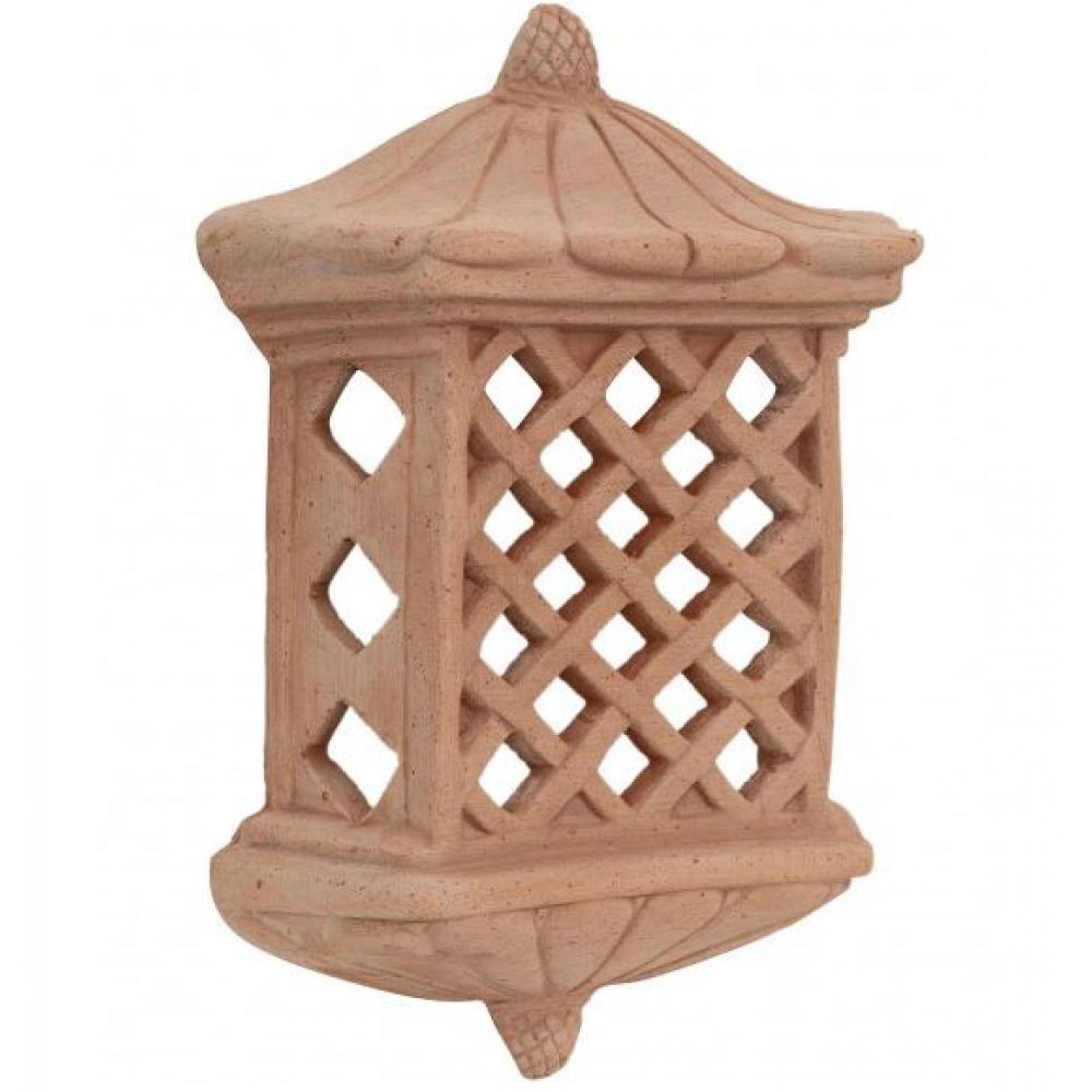cotto keramika terracotta zahradny hlina tehla zahradna stavba mrazuvzdorna toskansko toskansko handmade rucne vyrobeny remeselny mediteransky stena lampa.jpg